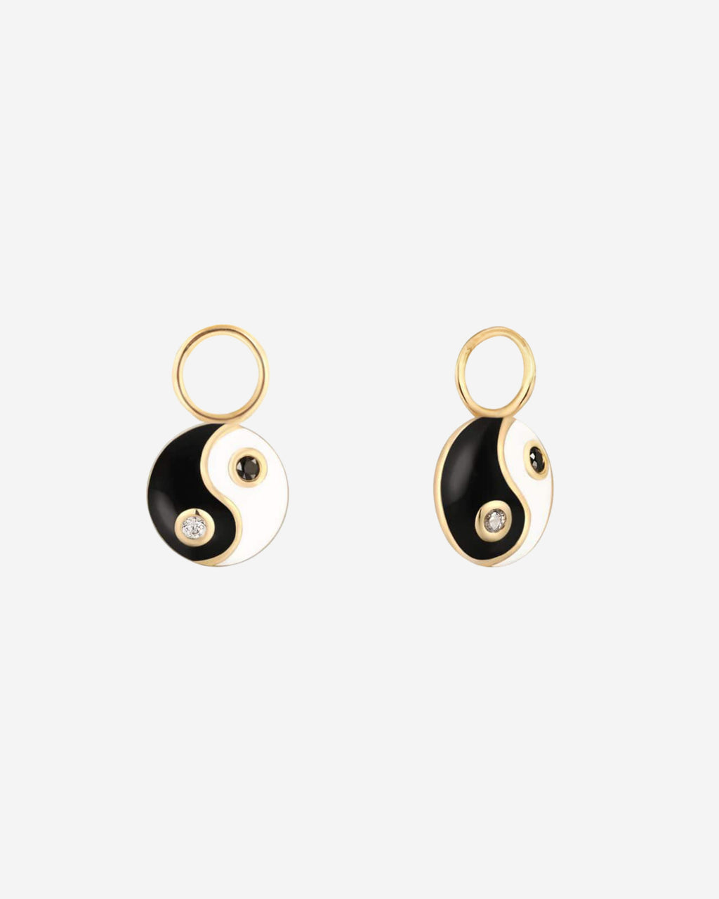 Yin Yang Enamel Charm