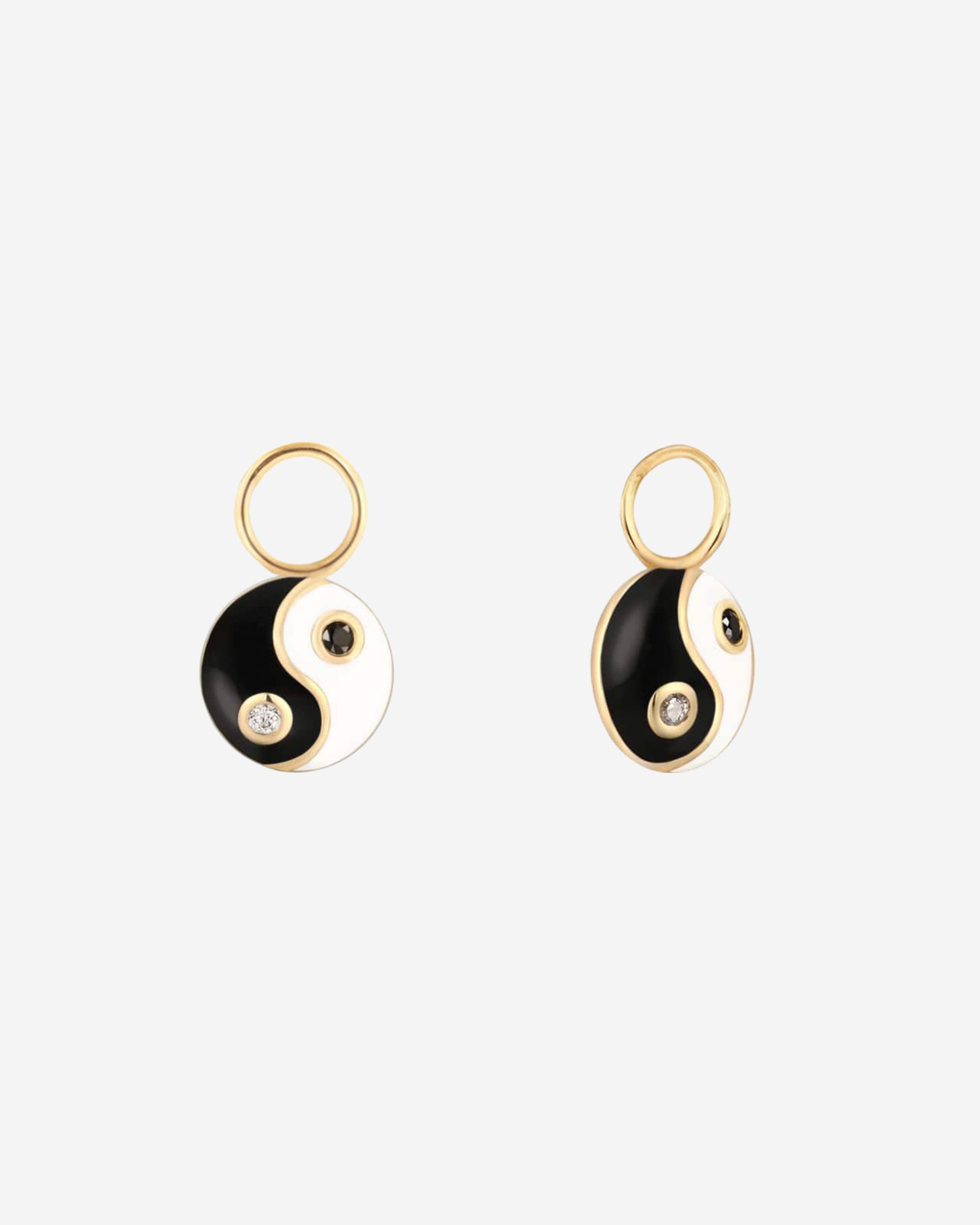 Yin Yang Enamel Charm