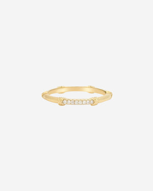 Bamboo Diamond Ring