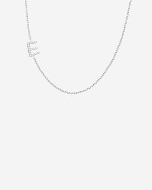Initial Spark Diamond Necklace