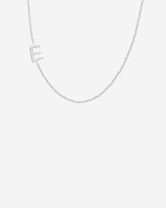 Initial Spark Diamond Necklace