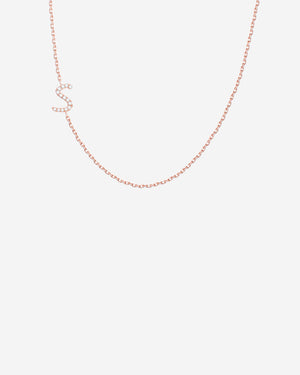Initial Spark Diamond Necklace