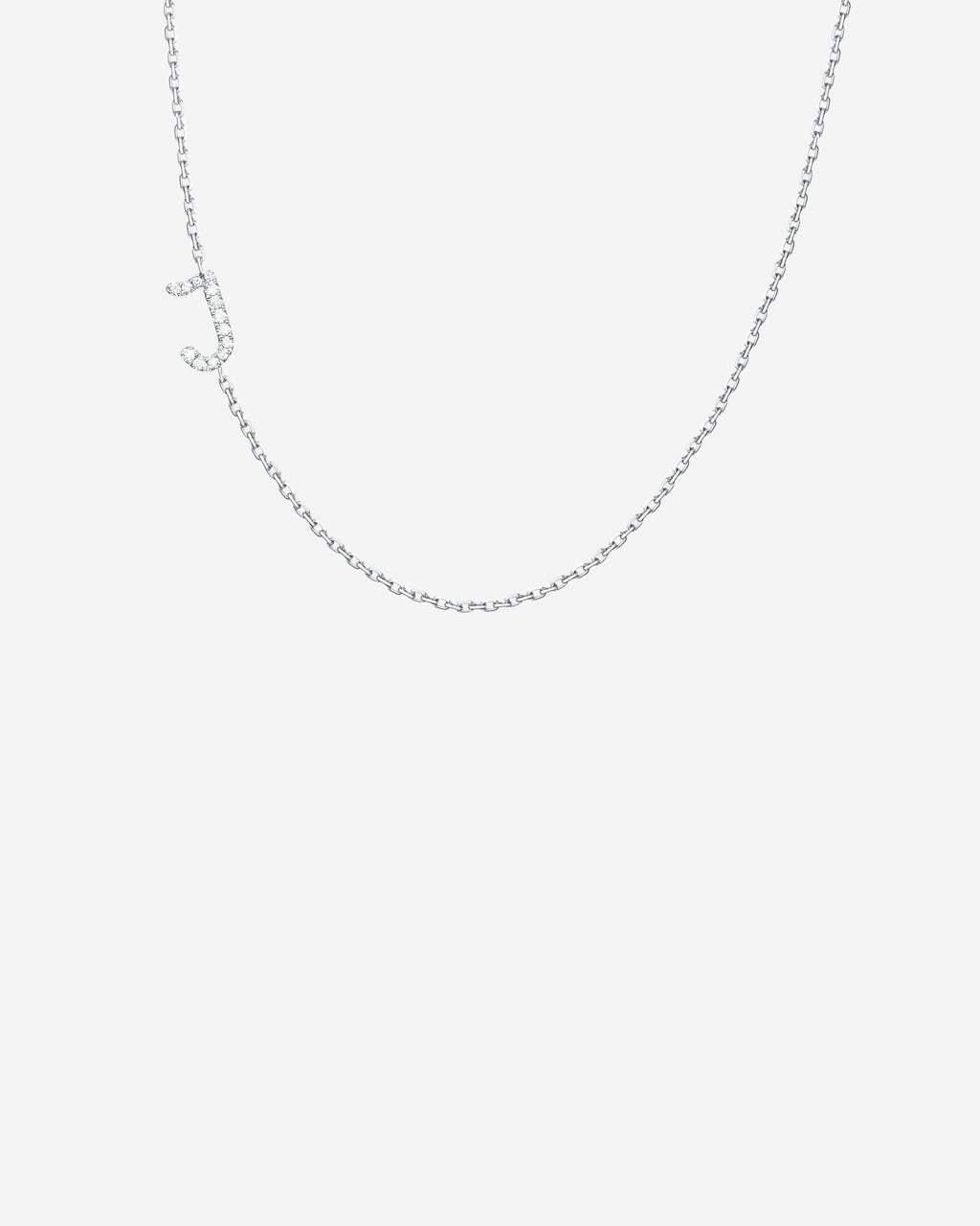 Initial Spark Diamond Necklace