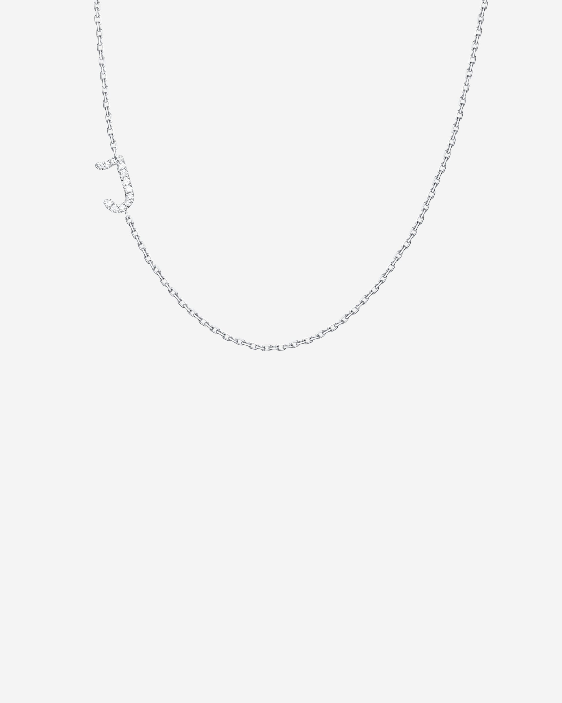 Initial Spark Diamond Necklace