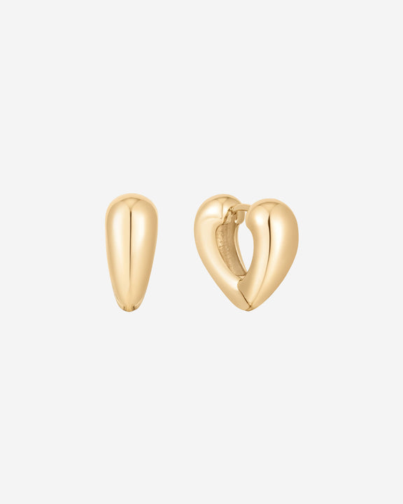 Heartbeat Hoop Earring