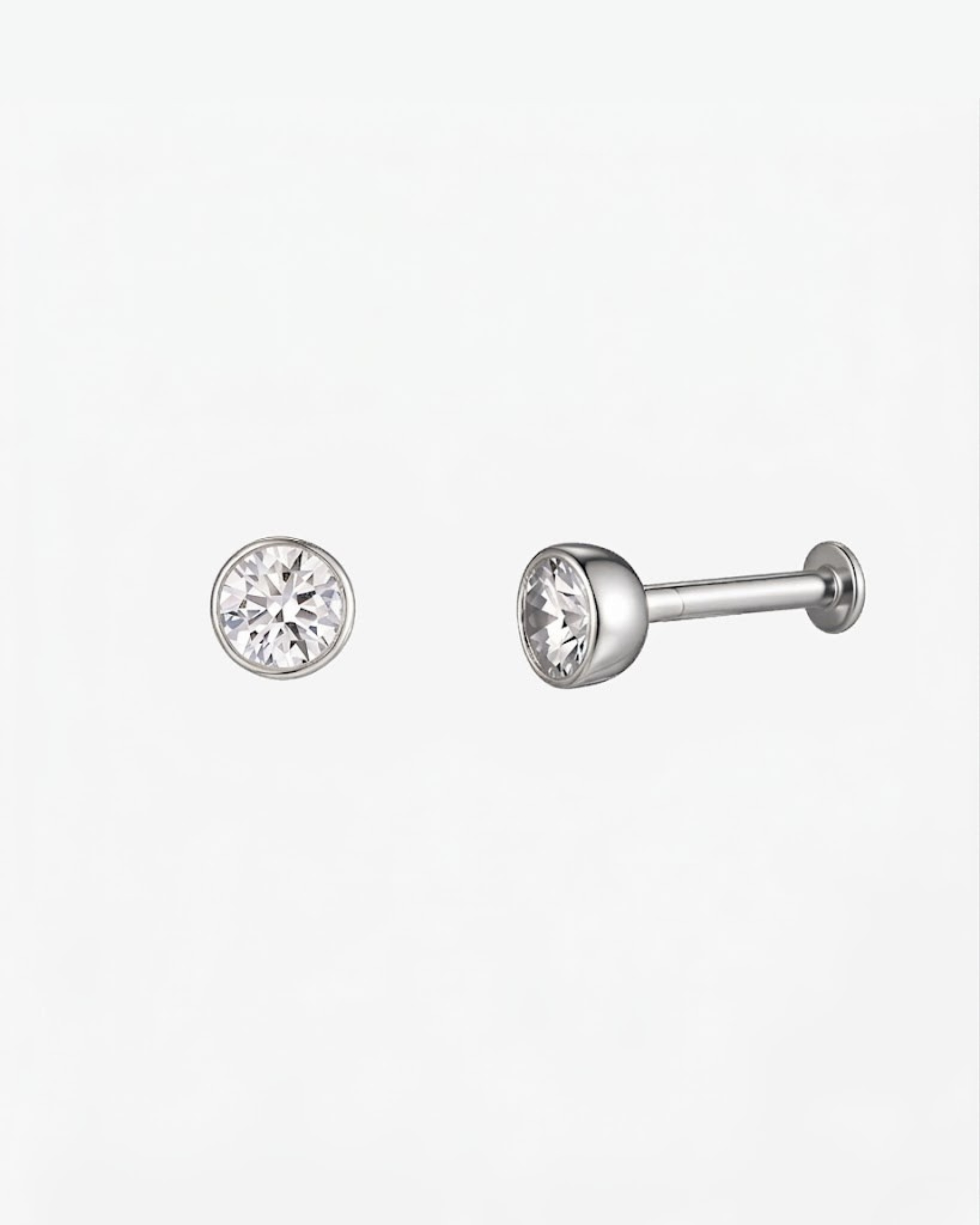 Nova Bezel Flatback Earring