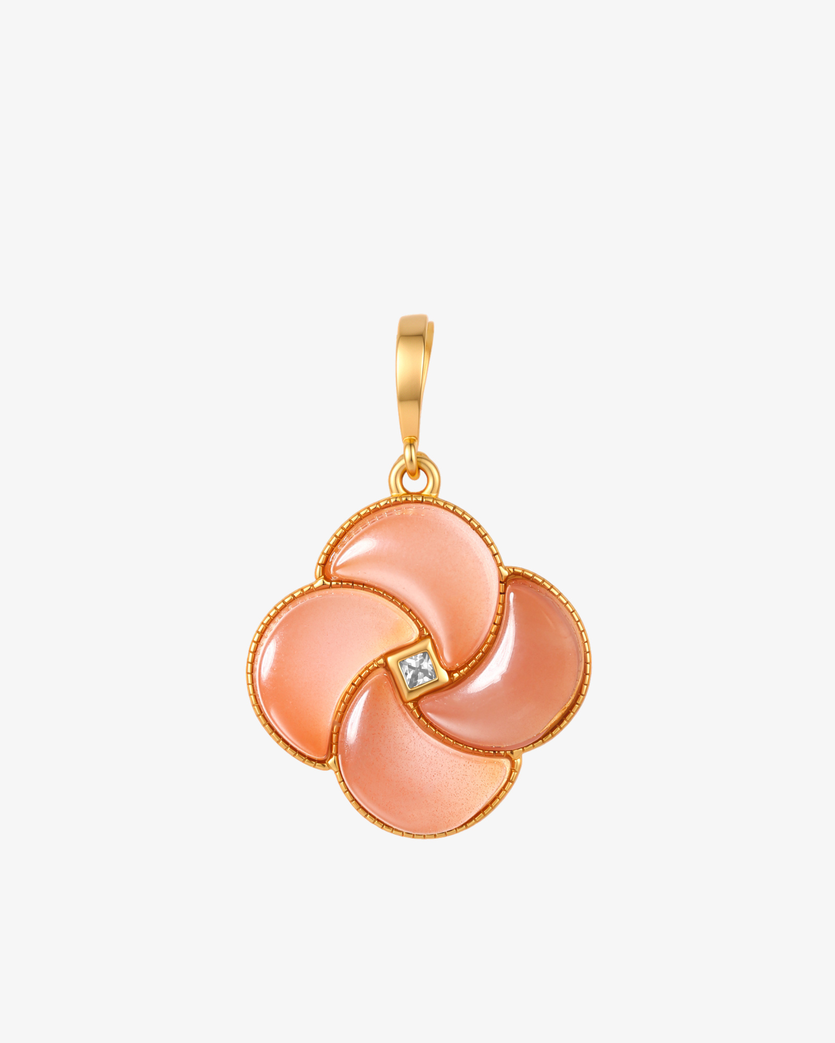 Openable Flow Bloom Jade Charm | One charm, endless ways to wear