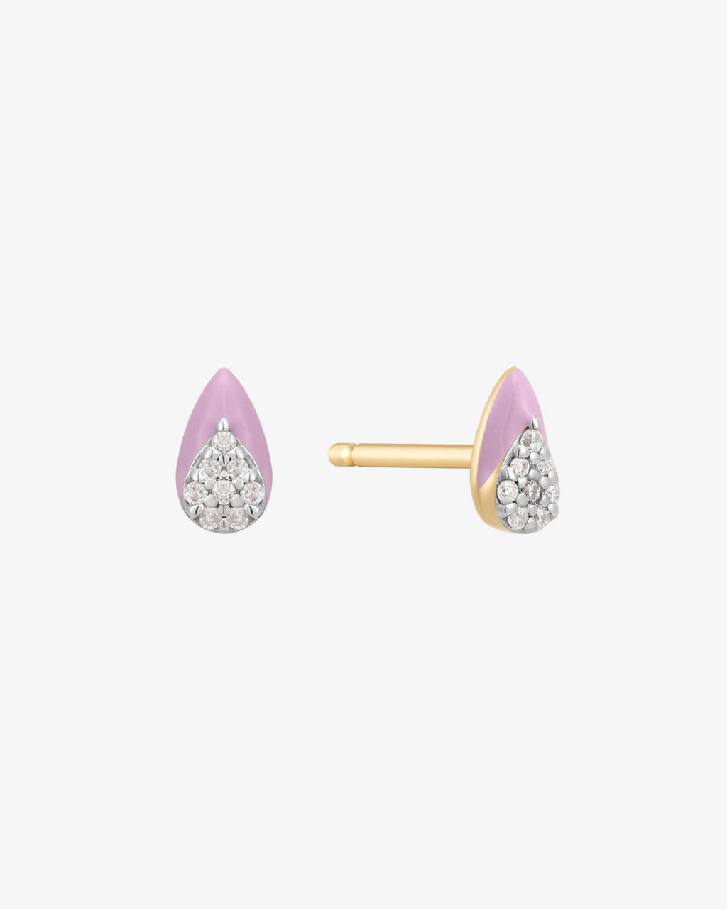 Aqua Drop Stud Earring