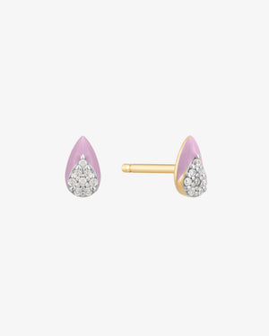Aqua Drop Stud Earring