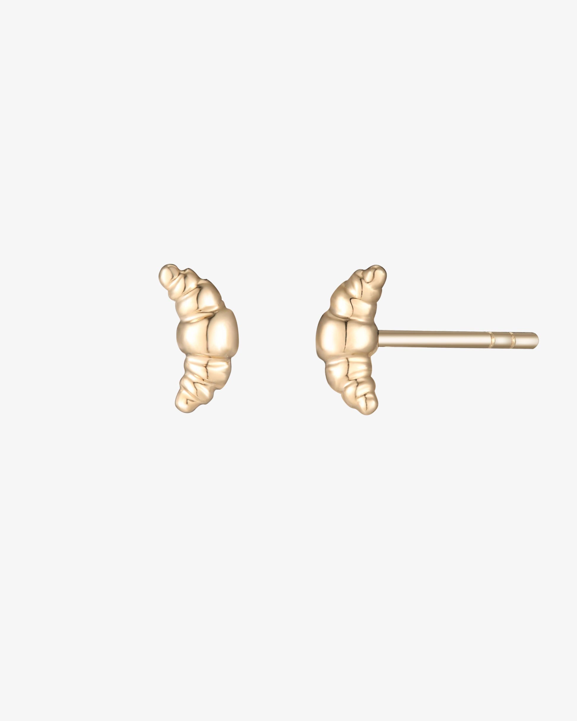 Petite Croissant Stud Earring
