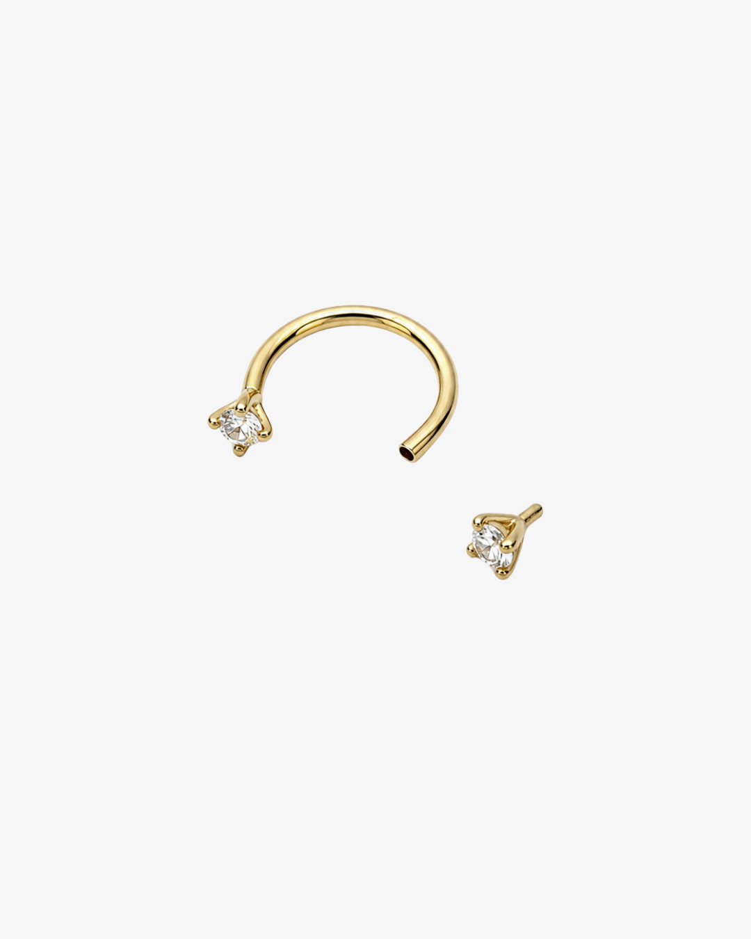 Halo U Hoop Earrings