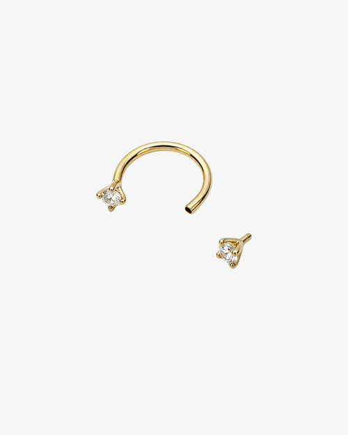 Halo U Hoop Earrings