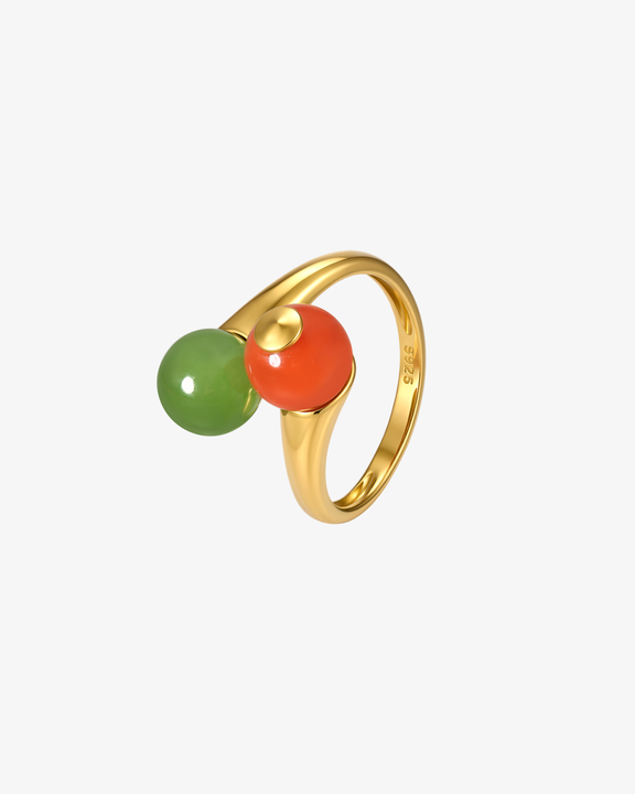 Dual Jade Ring