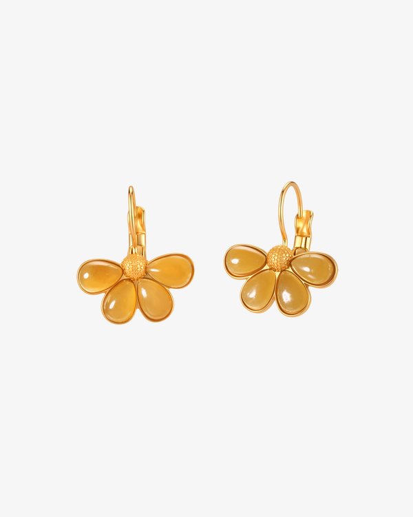 Honey Bloom Drop Earrings
