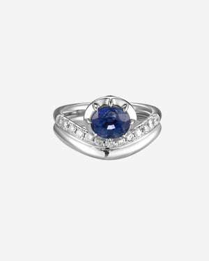 Celeste Noir Sapphire Ring