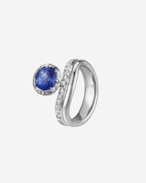 Celeste Noir Sapphire Ring