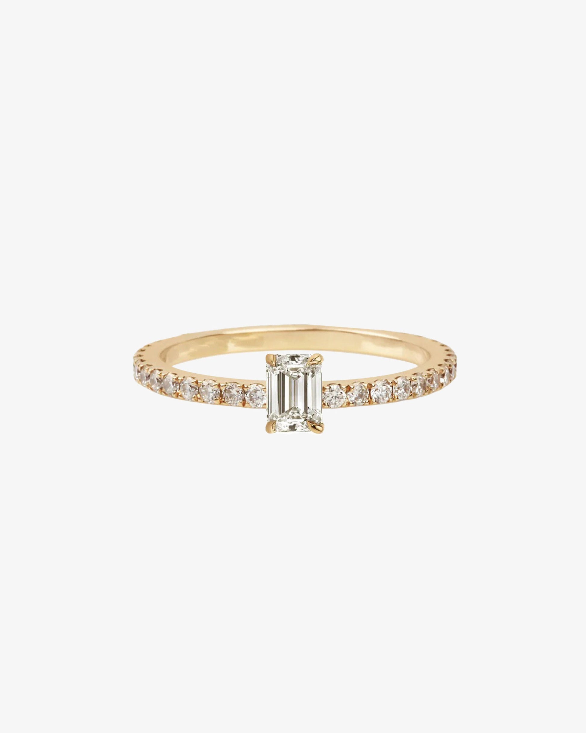 Avalon Emerald-Cut Solitaire Ring
