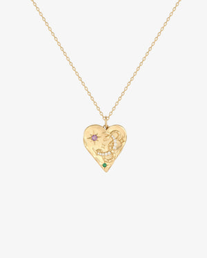 Serpent Constellation Amulet Necklace