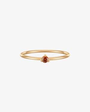 January Birthstone Solitaire Ring