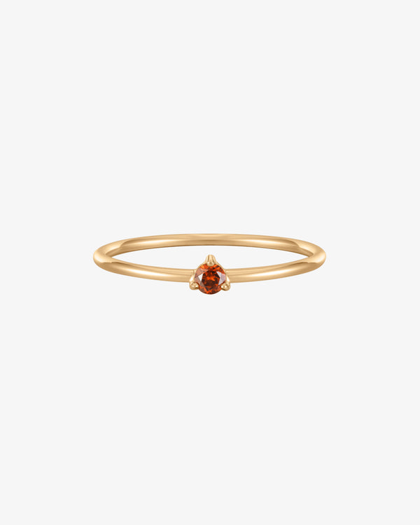 January Birthstone Solitaire Ring