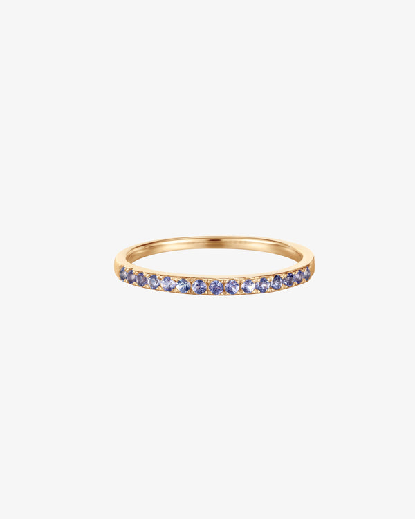 December Birthstone Tanzanite Eternity Ring