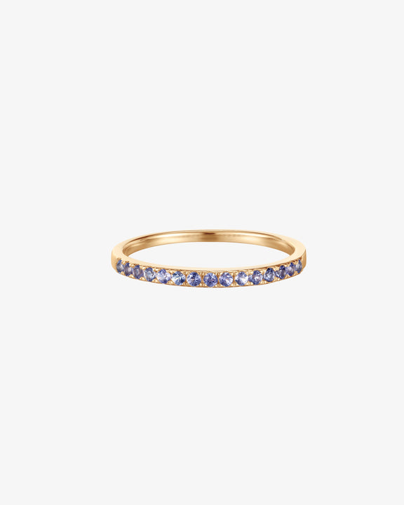 December Birthstone Tanzanite Eternity Ring
