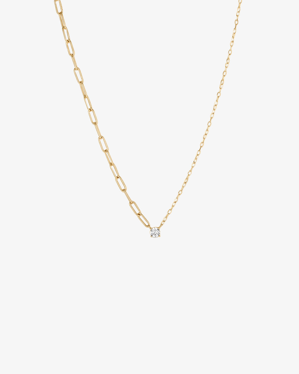 Duo Link Diamond Necklace