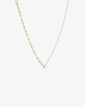 Duo Link Diamond Necklace