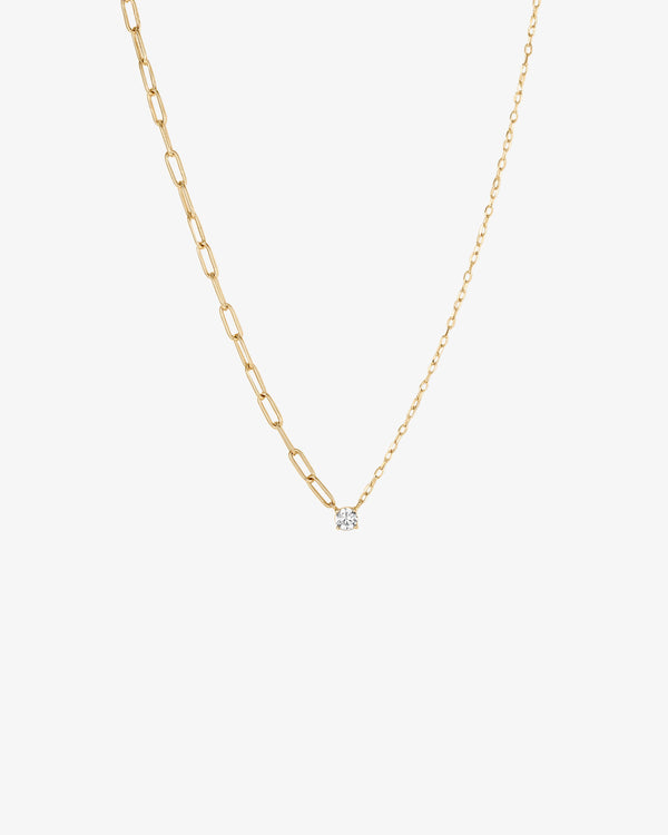 Duo Link Diamond Necklace