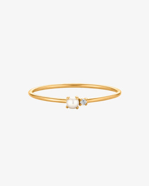 Angel's Two-Solitaires Ring