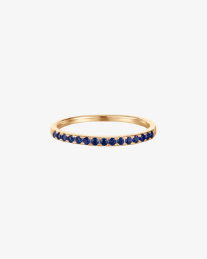 September Birthstone Eternity Ring