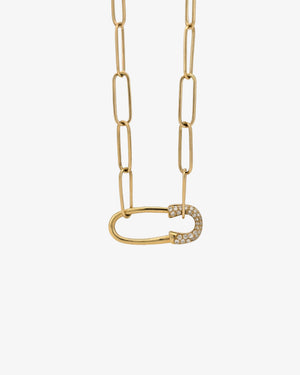 Pin Paperclip Necklace