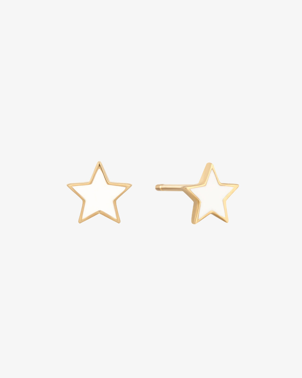 Star Enamel Stud Earring