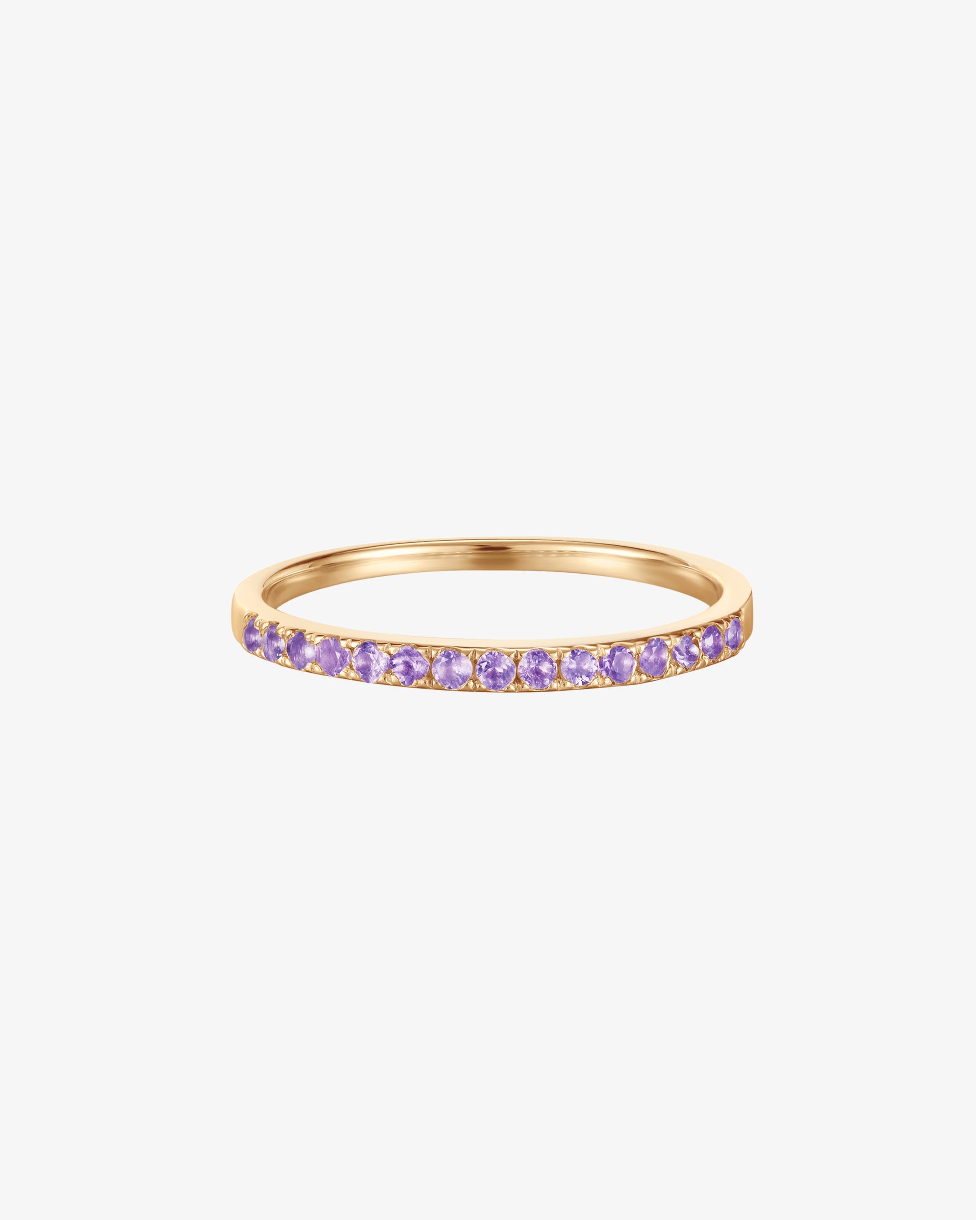 February Birthstone Eternity Ring