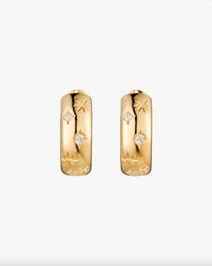 Stellar Huggie Earring