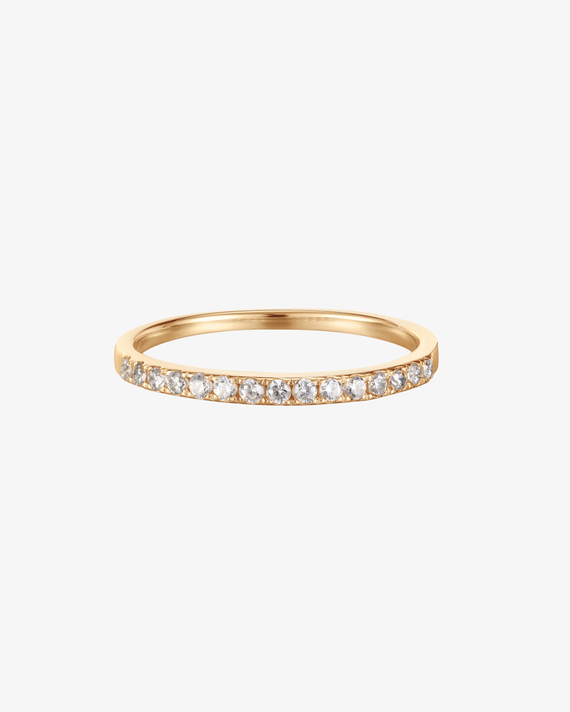 April Diamond Birthstone Eternity Ring