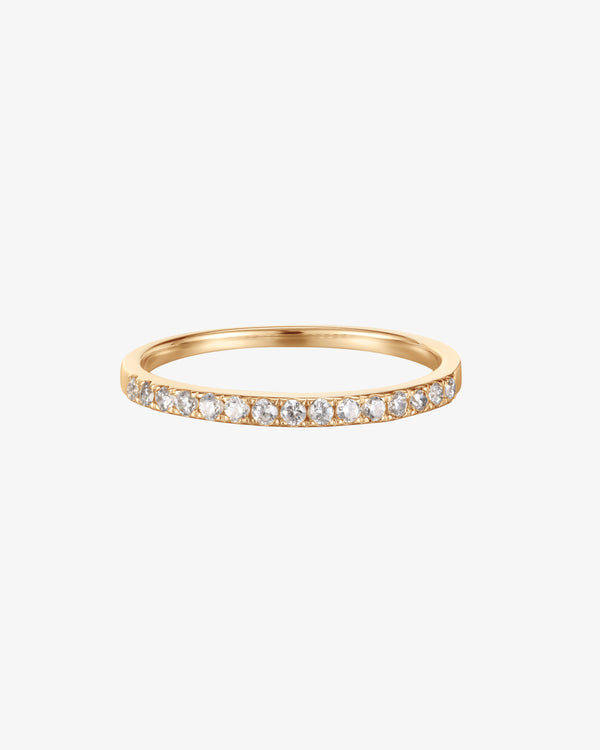 April Diamond Birthstone Eternity Ring