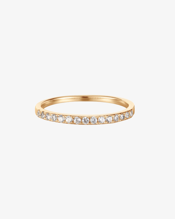 April Diamond Birthstone Eternity Ring