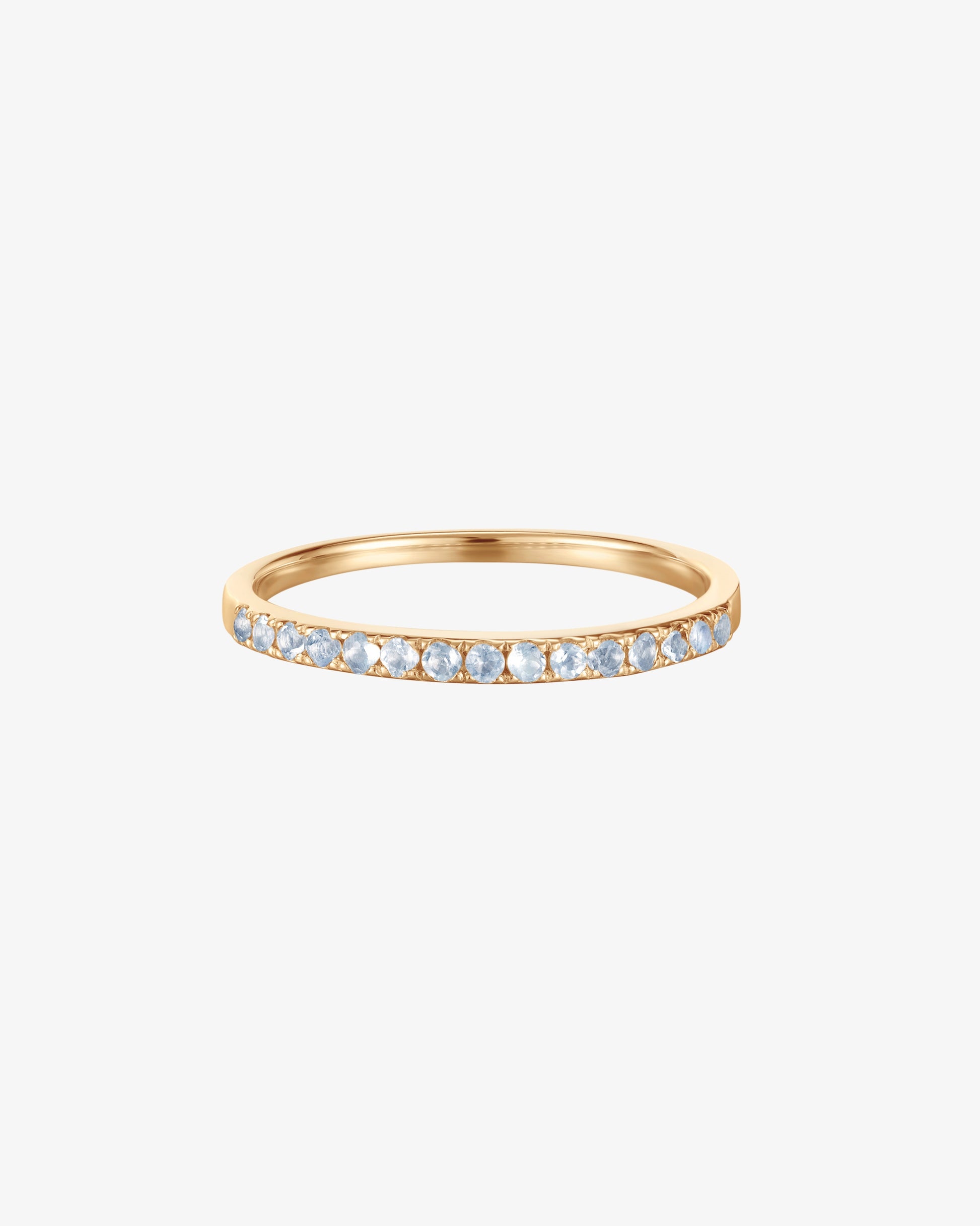 June Birthstone Moonstone Eternity Ring