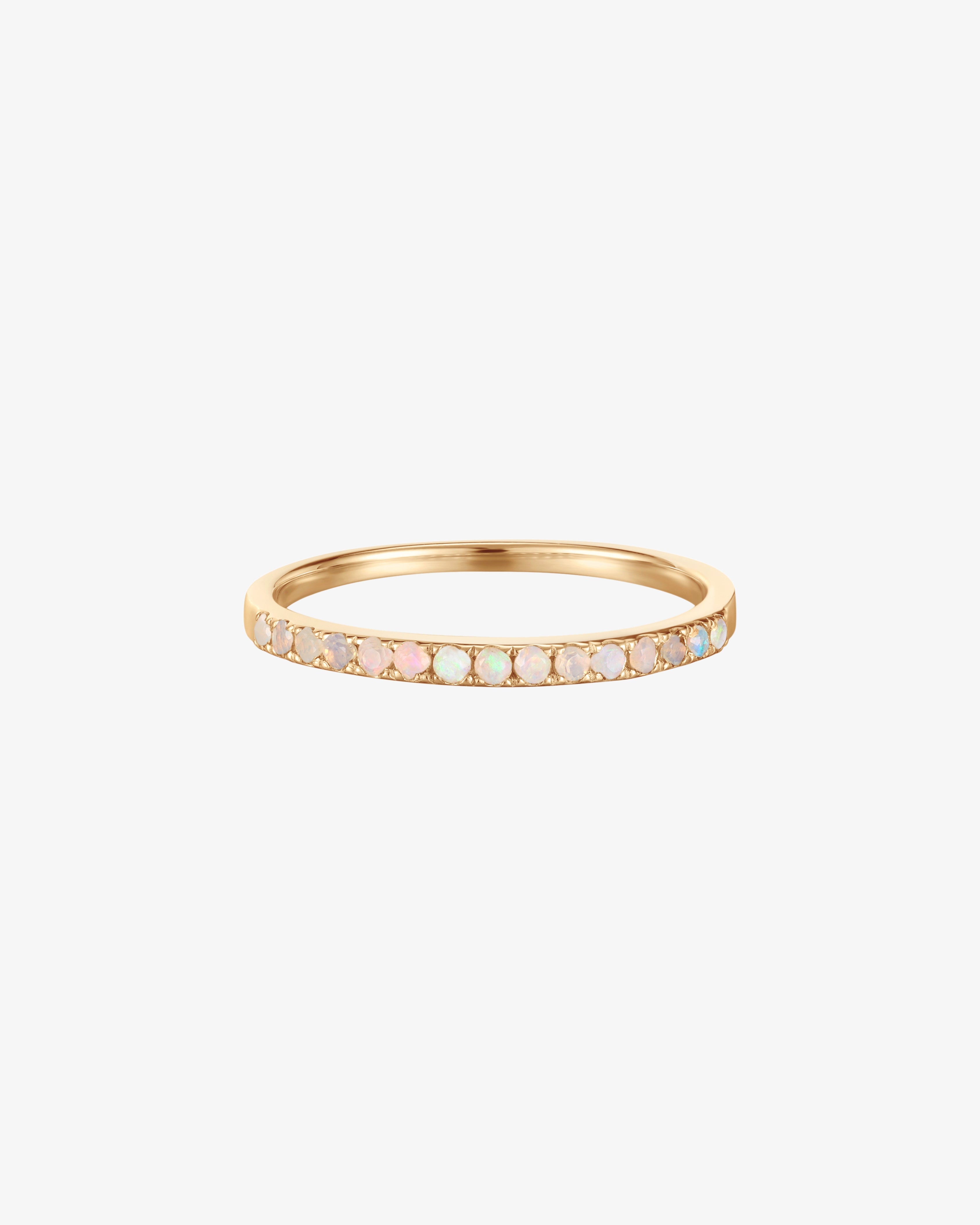 October Opal Birthstone Eternity Ring | Meaningful Jewellery – VUOI