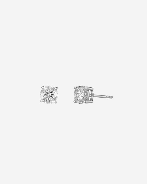 1ct Each Classic Brilliant Cut Diamond Studs