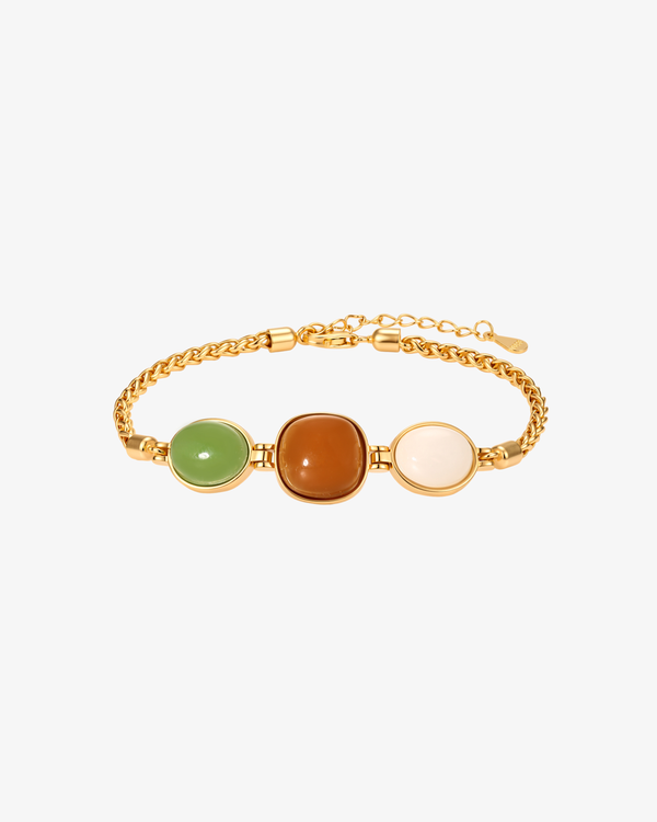 Trinity Aura Jade Bracelet
