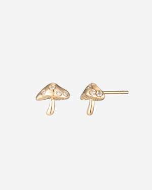 Mushroom Stud Earring