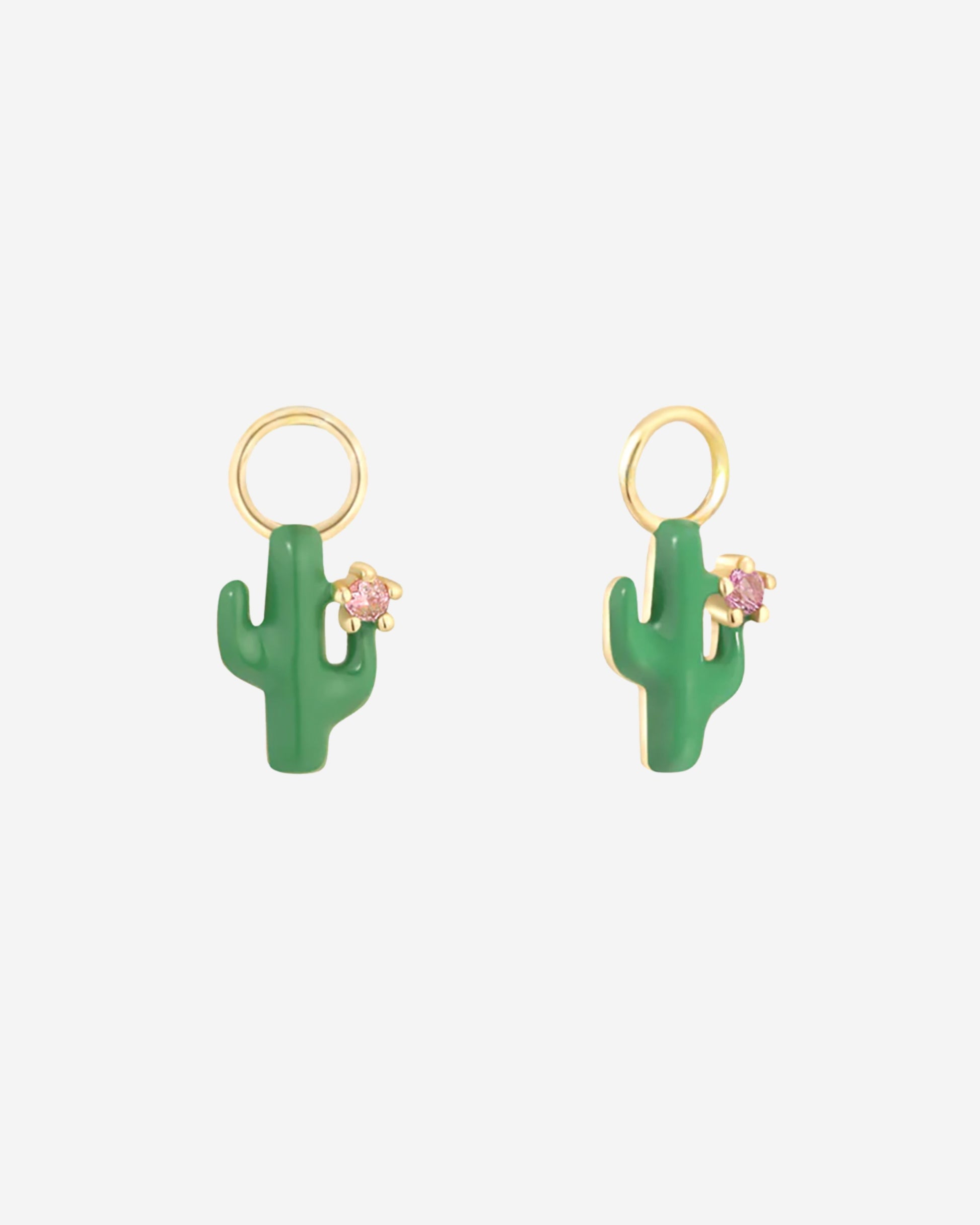 Cactus Enamel Charm