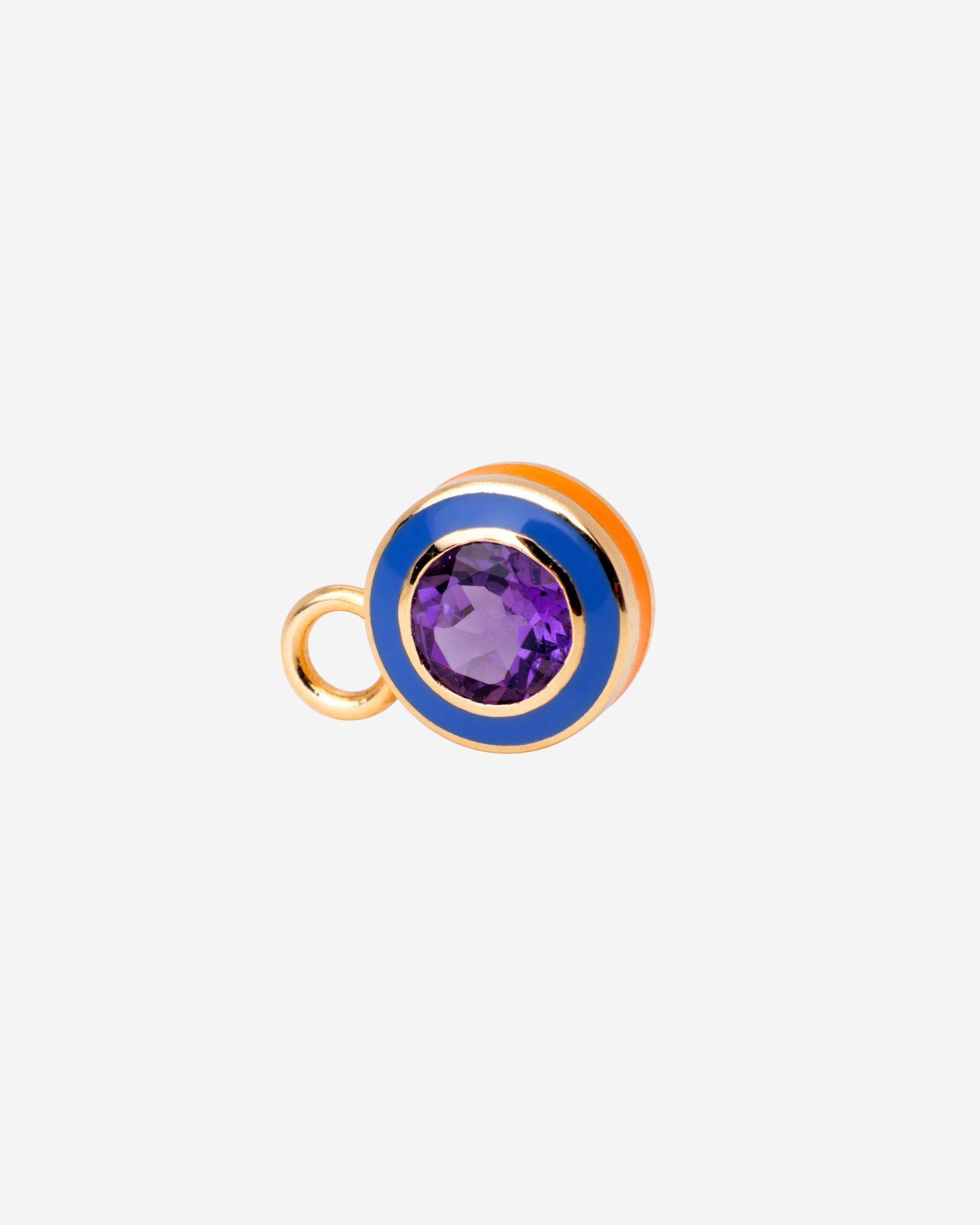 Cerulean Enamel Charm