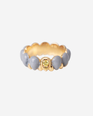 Raincloud Enamel Ring