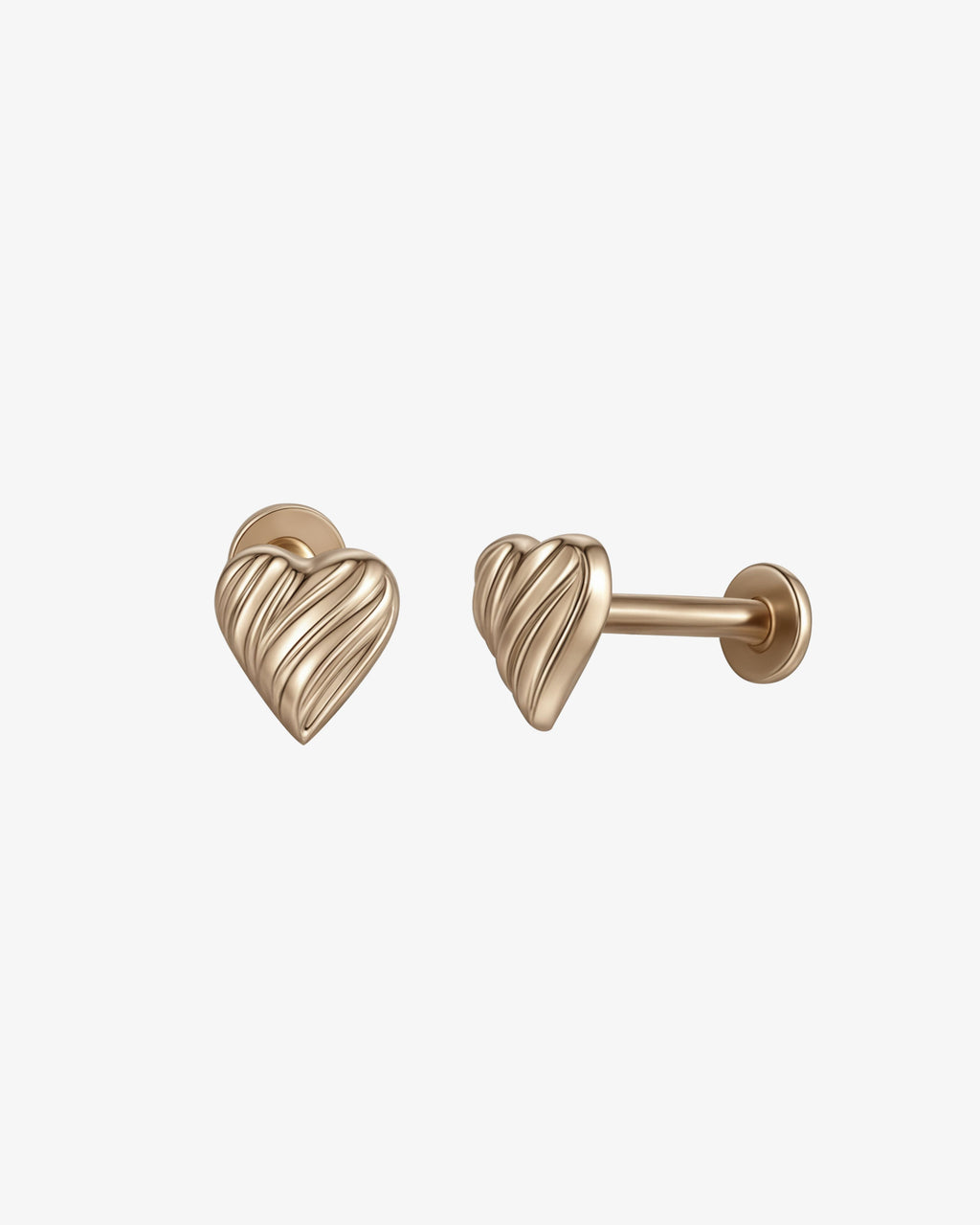 Heart Bonbons Flatback Earring