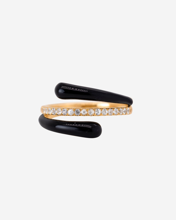 Frost Wrap Enamel Ring