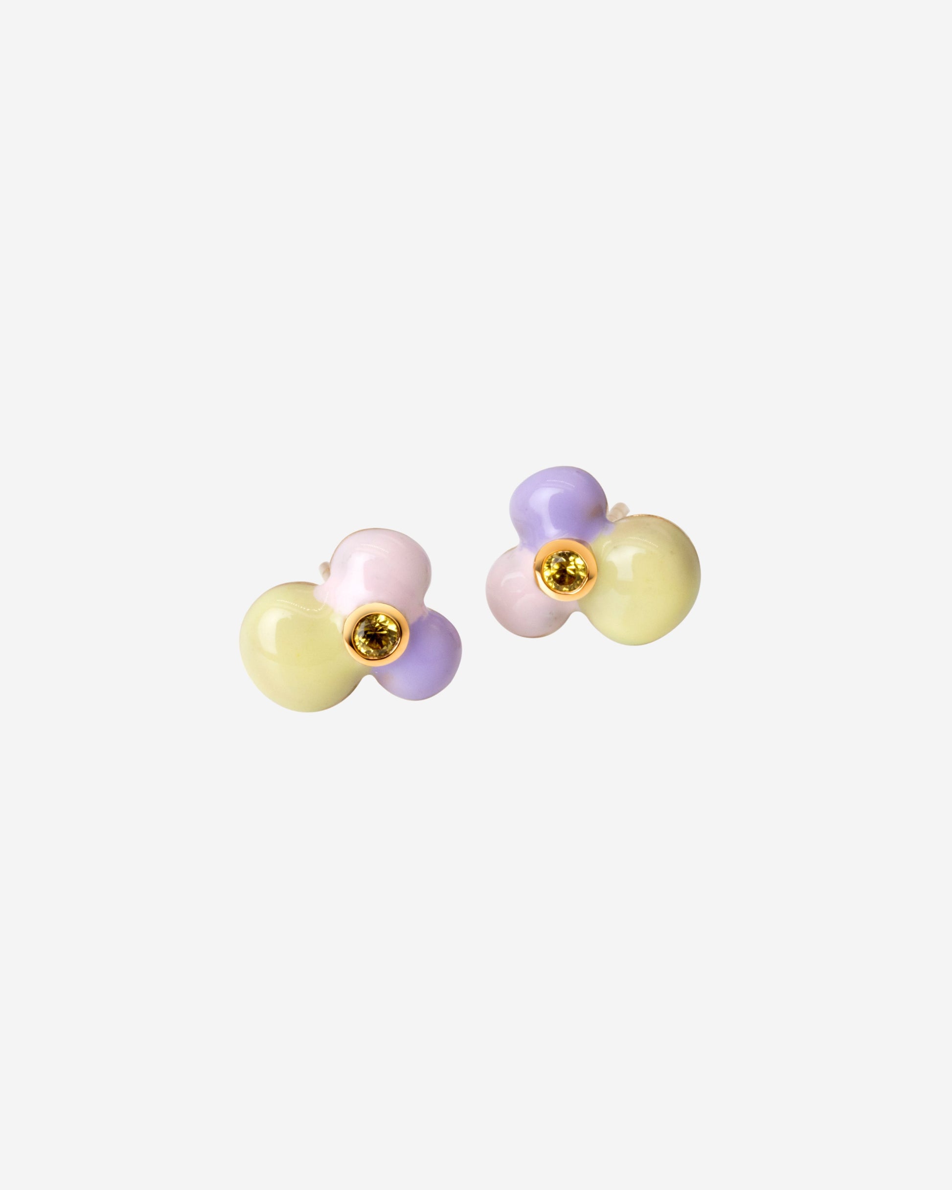 Iris Enamel Earring