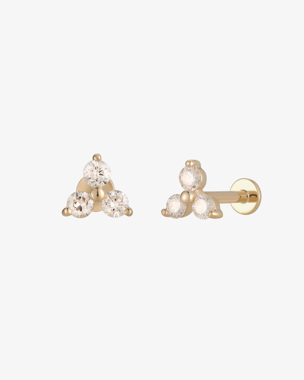 Trinity Flatback Earring